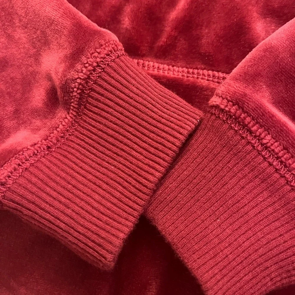 Red wine hollister hoodie size L